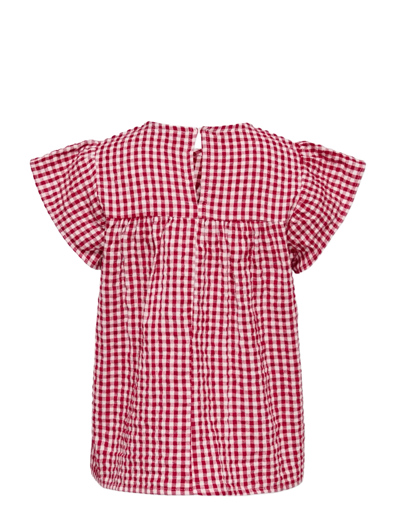 Kids Only - KMGFINA CERISE SS TOP AOP WVN - bluzki i tuniki - barbados cherry - 1