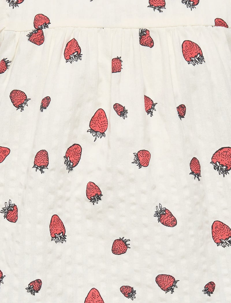 Kids Only - KMGFINA CERISE SS TOP AOP WVN - blusar & tunikor - tofu - 2