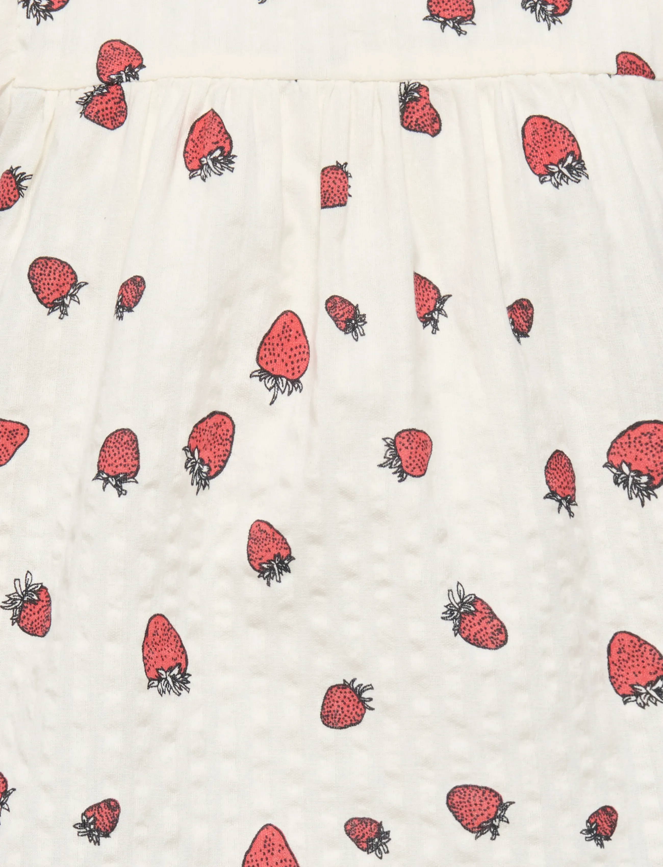 Kids Only - KMGFINA CERISE SS TOP AOP WVN - chemisiers & tuniques - tofu - 2