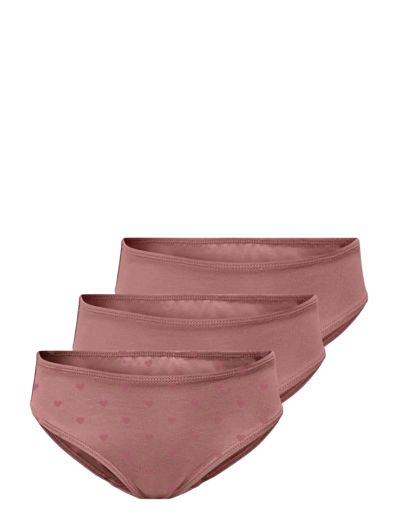 Kids Only - KMGLOLA 3-PACK BRIEFS ACC - nærbuxur - ash rose - 0