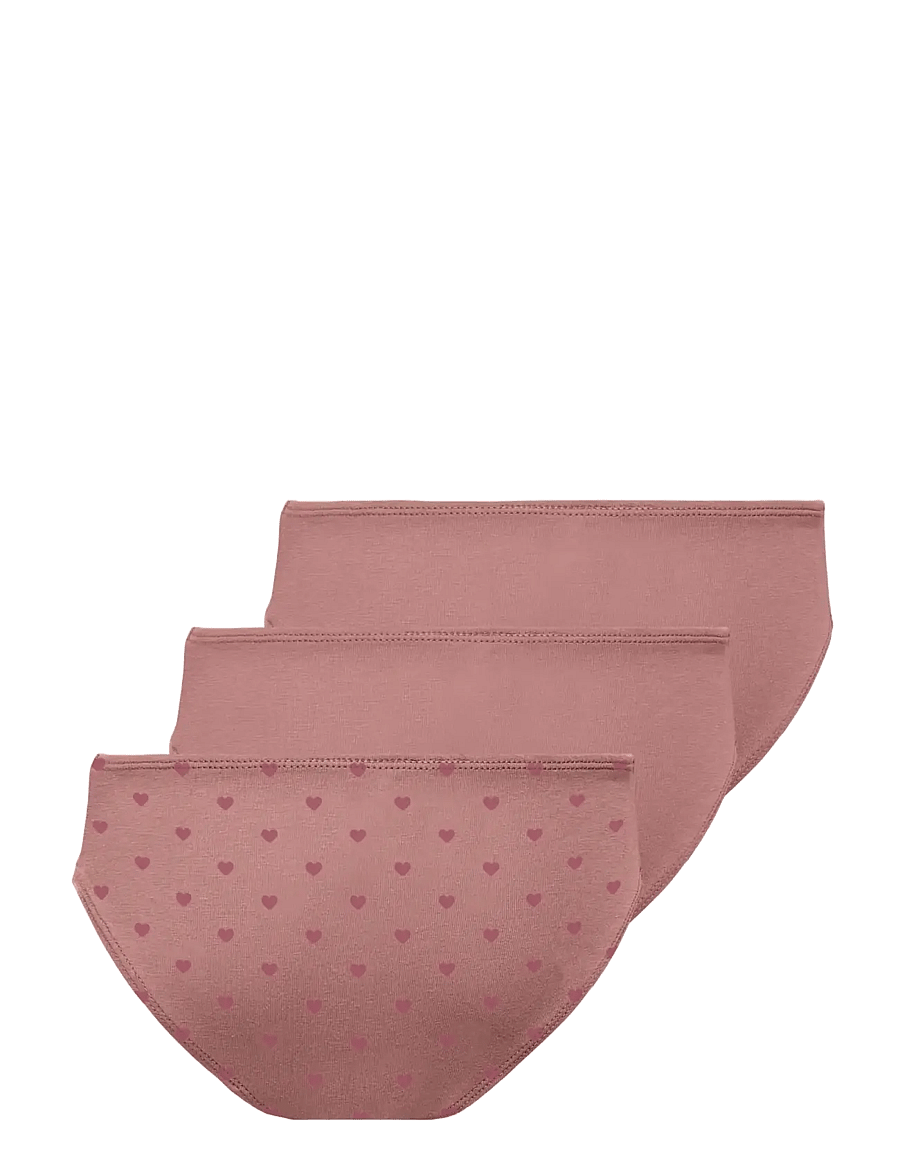 Kids Only - KMGLOLA 3-PACK BRIEFS ACC - nærbuxur - ash rose - 1