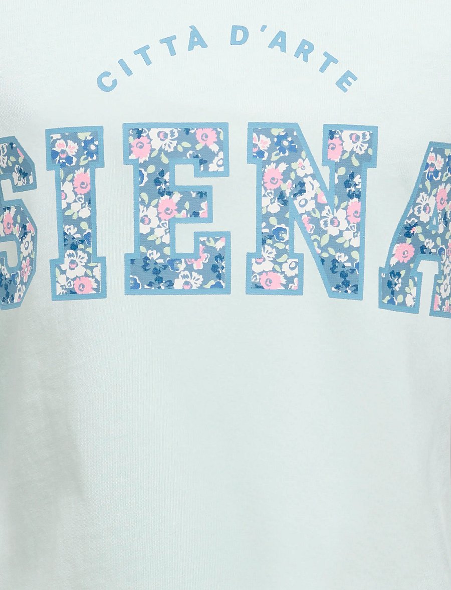 Kids Only - KMGFIE LIFE SS REG PRINTED TEE JRS - stutterma bolir - wan blue - 2