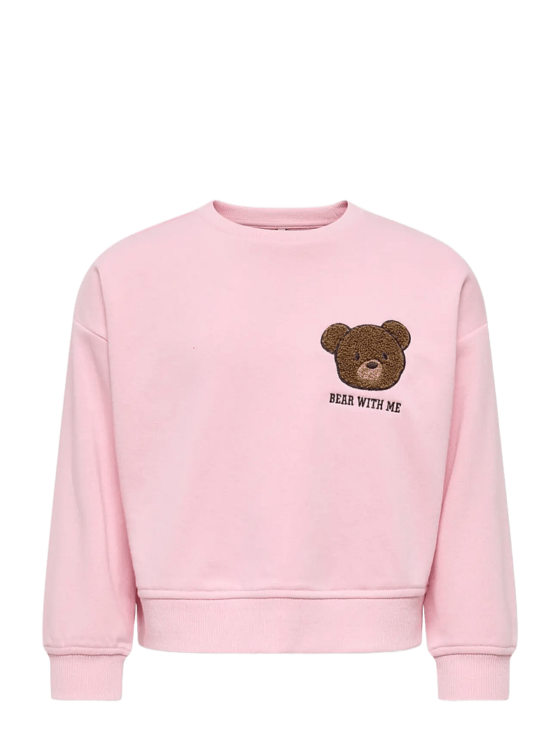 Kids Only - KMGWILMA LIFE LS LOOSE O-NECK UB SWT - sweatshirts - romance rose - 0