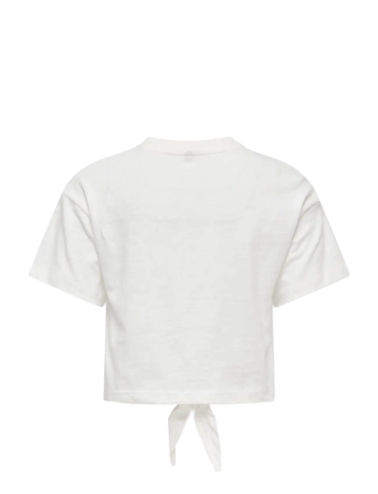 Kids Only - KMGIDA LIFE SS TIE PRINTED TEE JRS - kortærmede t-shirts - cloud dancer - 1