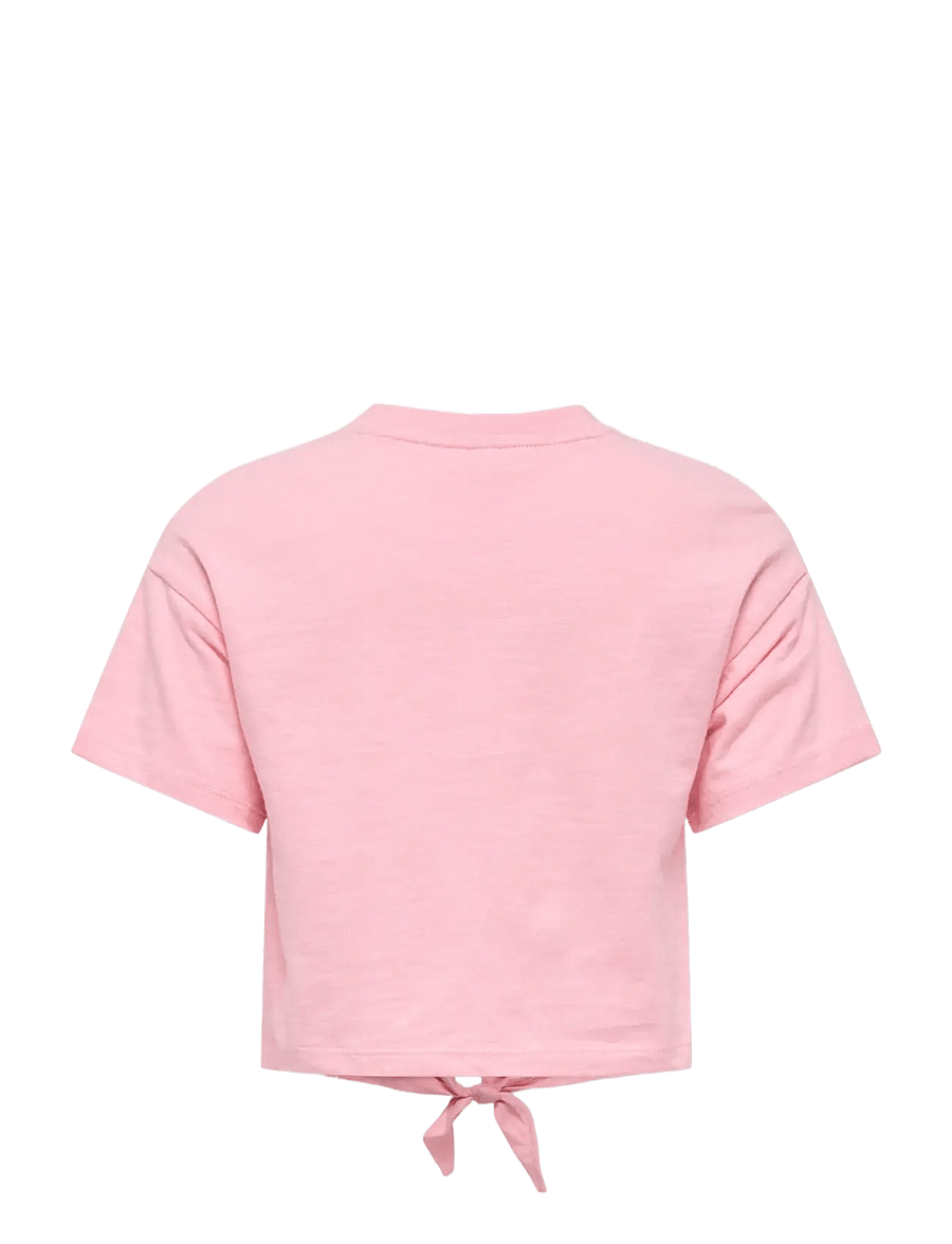 Kids Only - KMGIDA LIFE SS TIE PRINTED TEE JRS - kurzärmelige - romance rose - 1