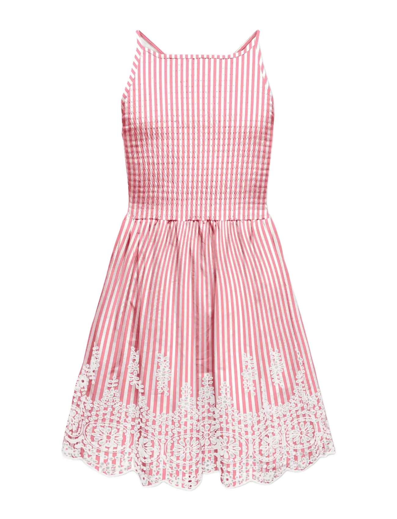 Kids Only Kogbondi Life Strap Emb Dress Wvn, 164, Red, Fritidskjoler > Fritidskjoler Uden Ærmer, Børn