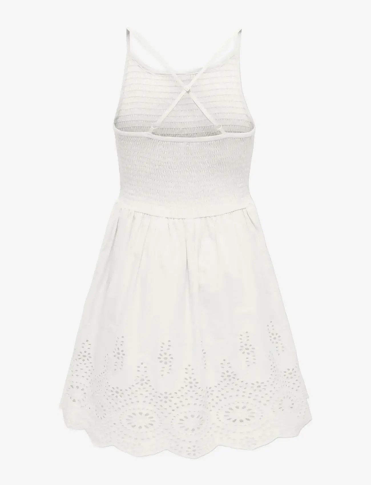 Kids Only - KOGBONDI LIFE STRAP EMB DRESS WVN - sleeveless casual dresses - cloud dancer - 2