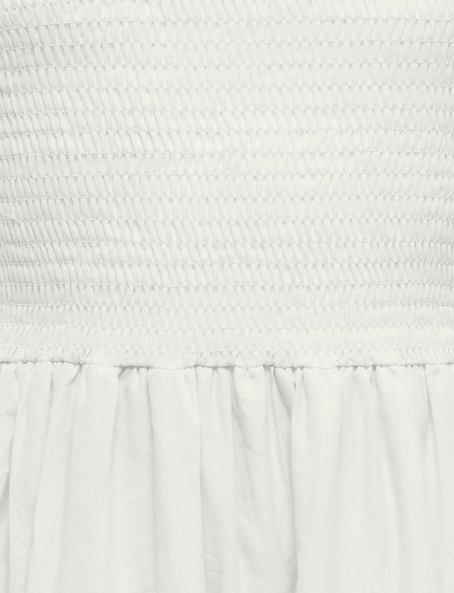 Kids Only - KOGBONDI LIFE STRAP EMB DRESS WVN - Ærmeløse hverdagskjoler - cloud dancer - 3