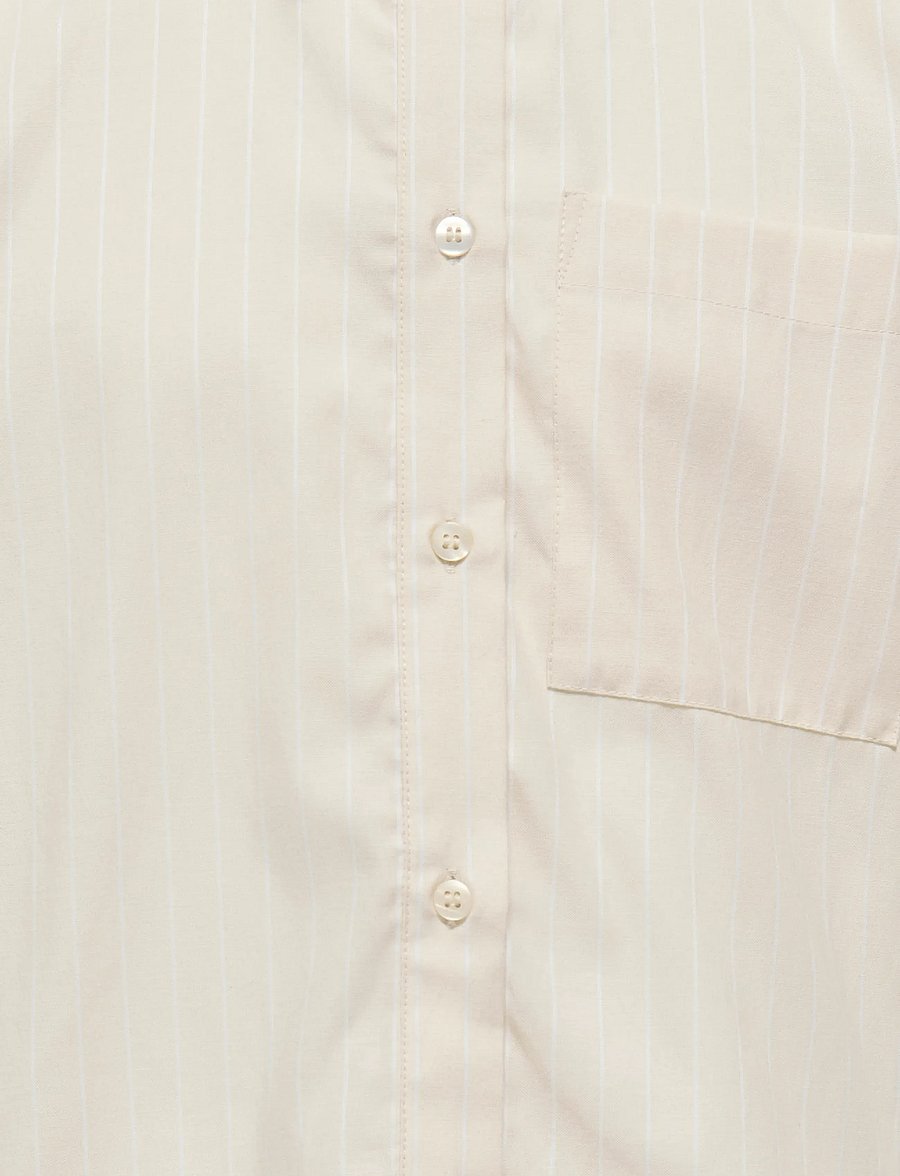 Kids Only - KOGIRISA SS EMBRIODERY SHIRT WVN - kortærmede skjorter - oatmeal - 2