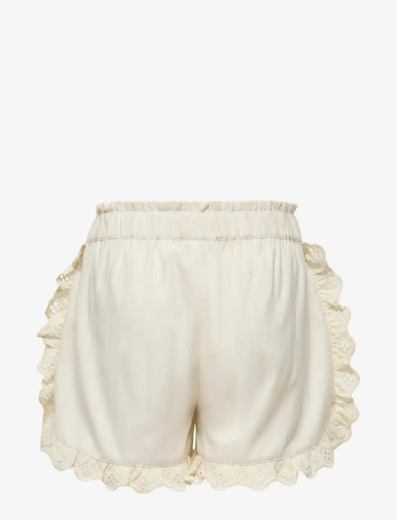 Kids Only - KOGIRISA EMBROIDERY SHORTS WVN - casual shorts - oatmeal - 1