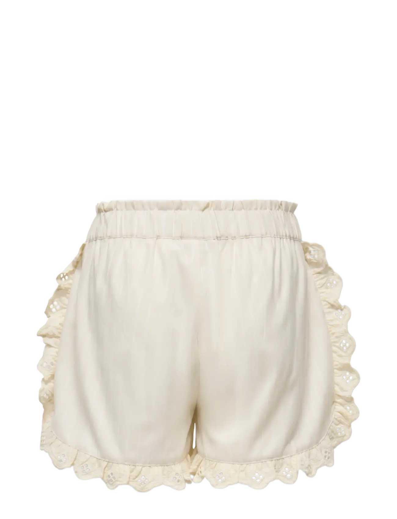 Kids Only - KOGIRISA EMBROIDERY SHORTS WVN - hversdagsstuttbuxur - oatmeal - 1