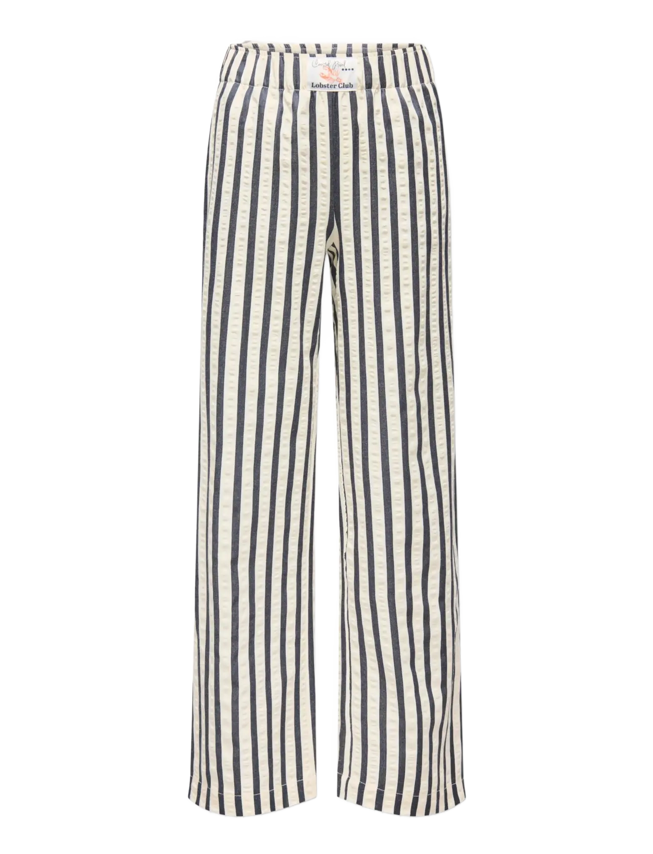 Kids Only KOGMILANI LABEL PANT WVN - Püksid - NIGHT SKY / cream