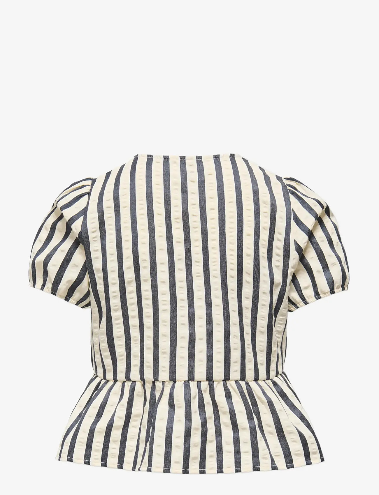 Kids Only - KOGMILANI SS BOW SHIRT WVN - blusar & tunikor - night sky - 2