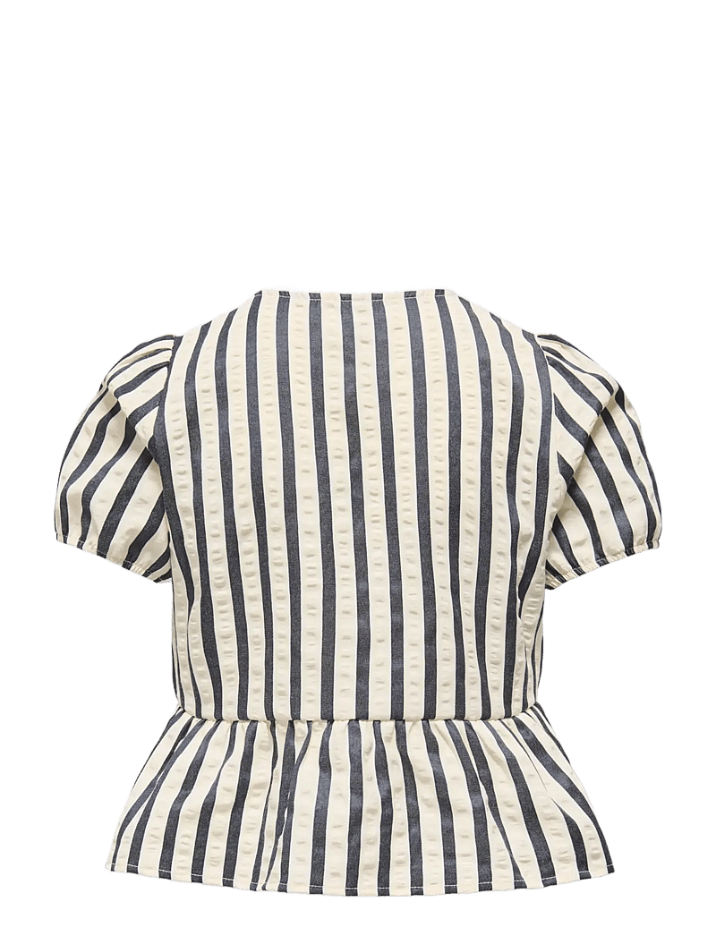 Kids Only - KOGMILANI SS BOW SHIRT WVN - blusar & tunikor - night sky - 2