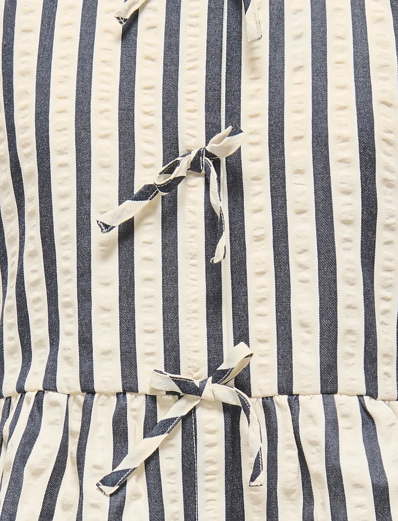 Kids Only - KOGMILANI SS BOW SHIRT WVN - blusar & tunikor - night sky - 3