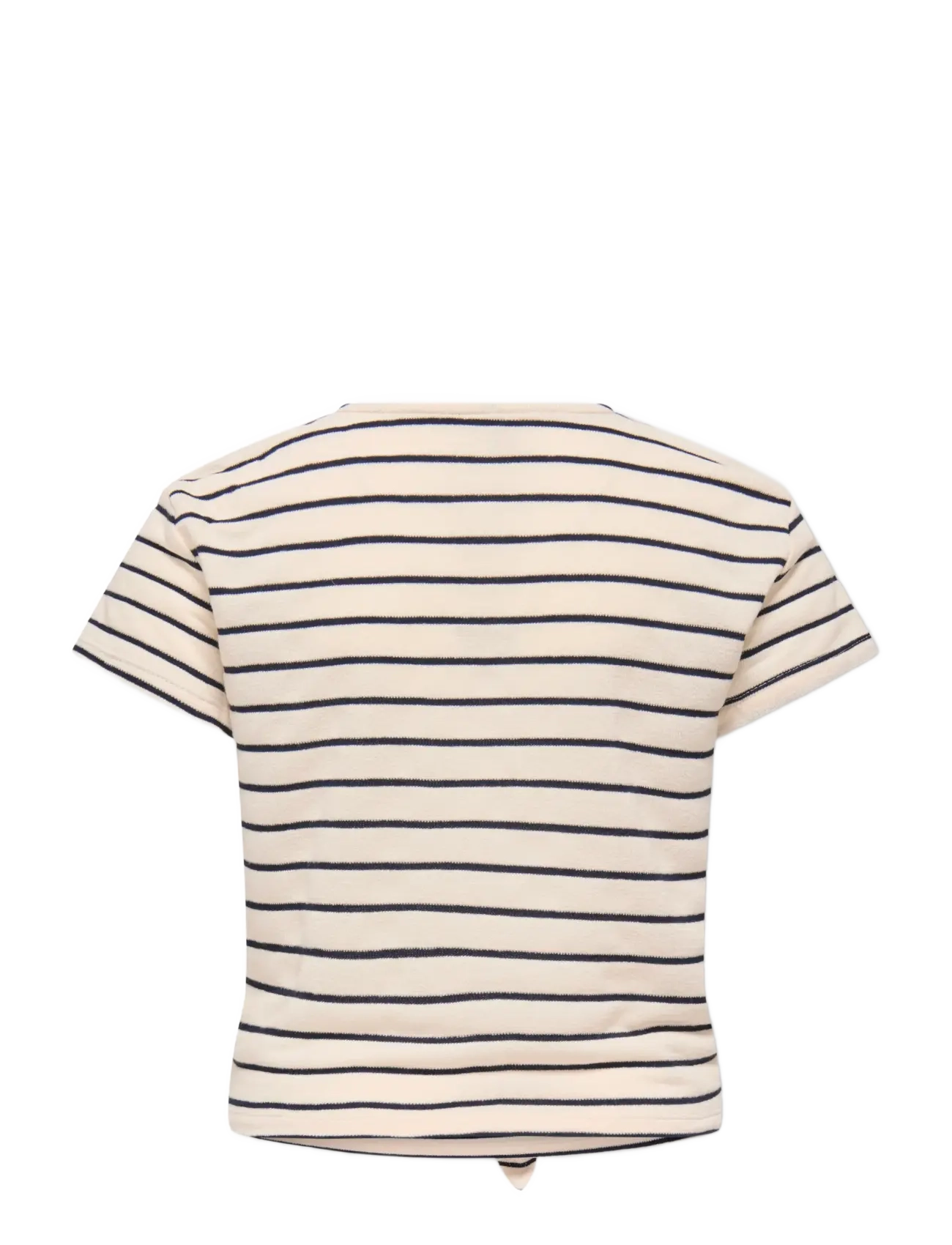 Kids Only - KOGJANA SS STRIPED KNOT TOP JRS - tofu - 2