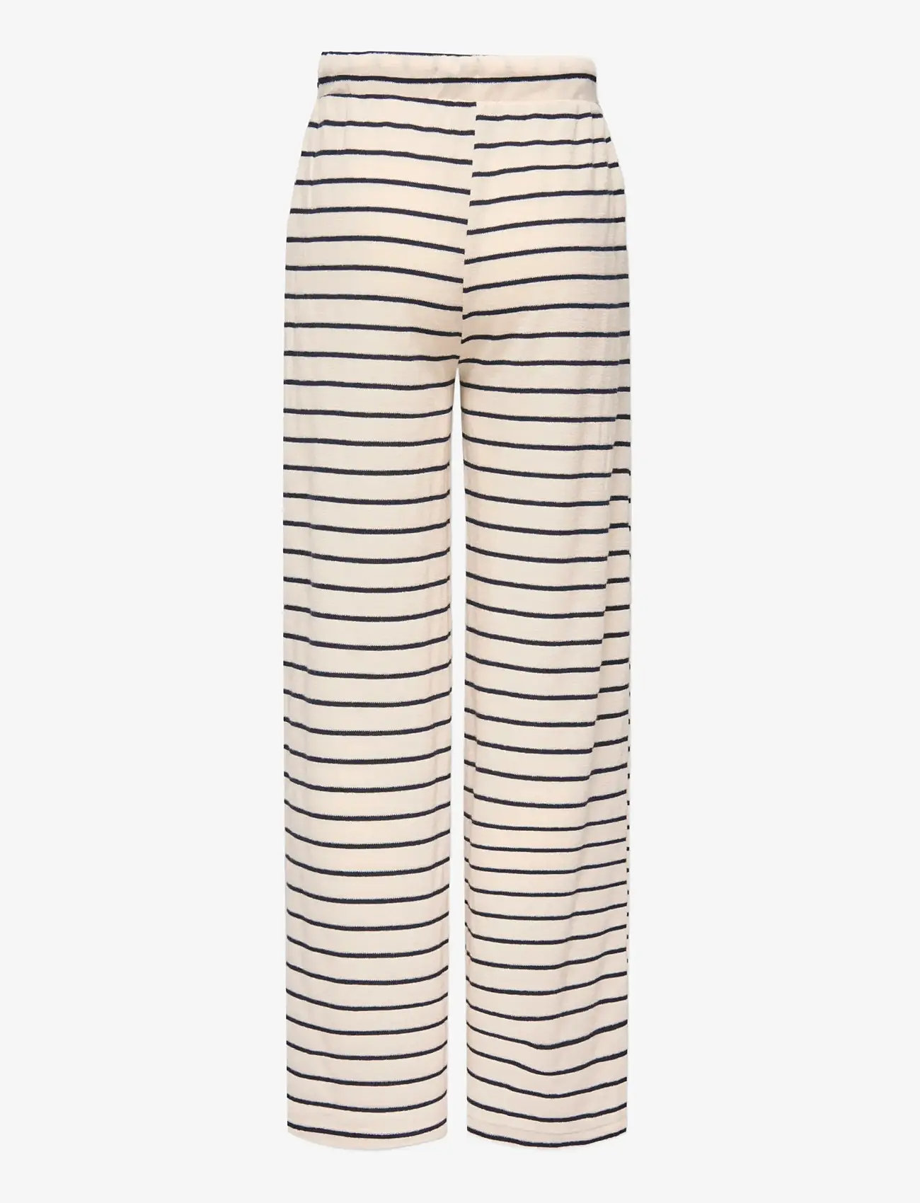 Kids Only - KOGJANA STRIPED WIDE PANT JRS - mjukisbyxor - tofu - 2