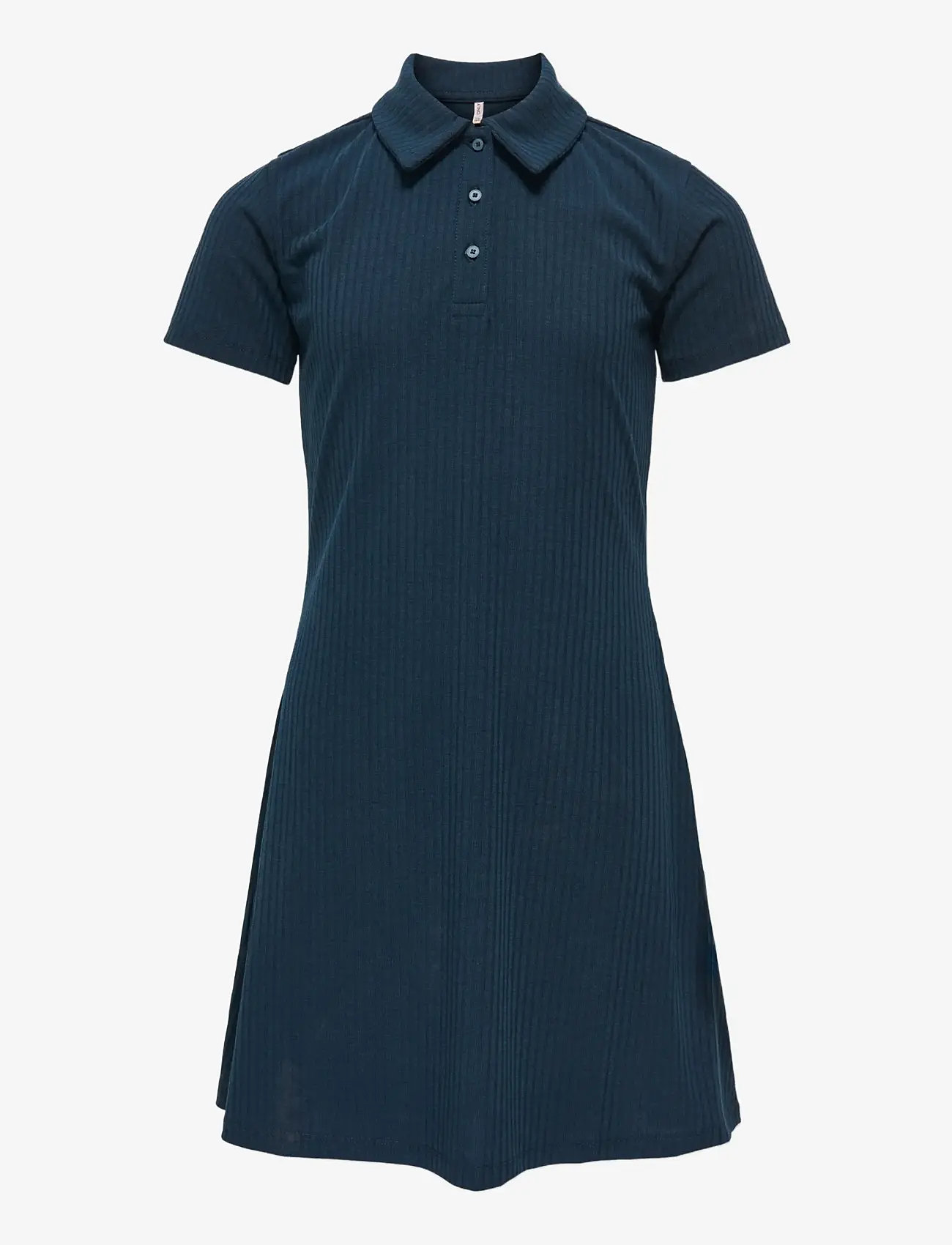 Kids Only - KOGTELLA LIFE SS POLO DRESS JRS - kurzärmelige freizeitkleider - navy blazer - 0