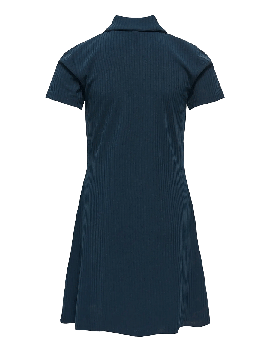 Kids Only - KOGTELLA LIFE SS POLO DRESS JRS - kortærmede hverdagskjoler - navy blazer - 1