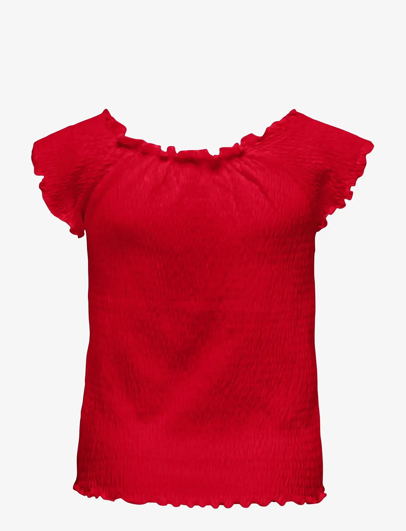 Kids Only - KOGJOJO LIFE SS TOP JRS - bluser & tunikaer - barbados cherry - 1