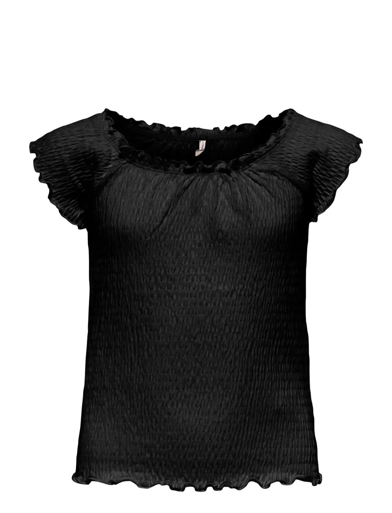 Kids Only KOGJOJO LIFE SS TOP JRS - Blusen & Tuniken - BLACK / black