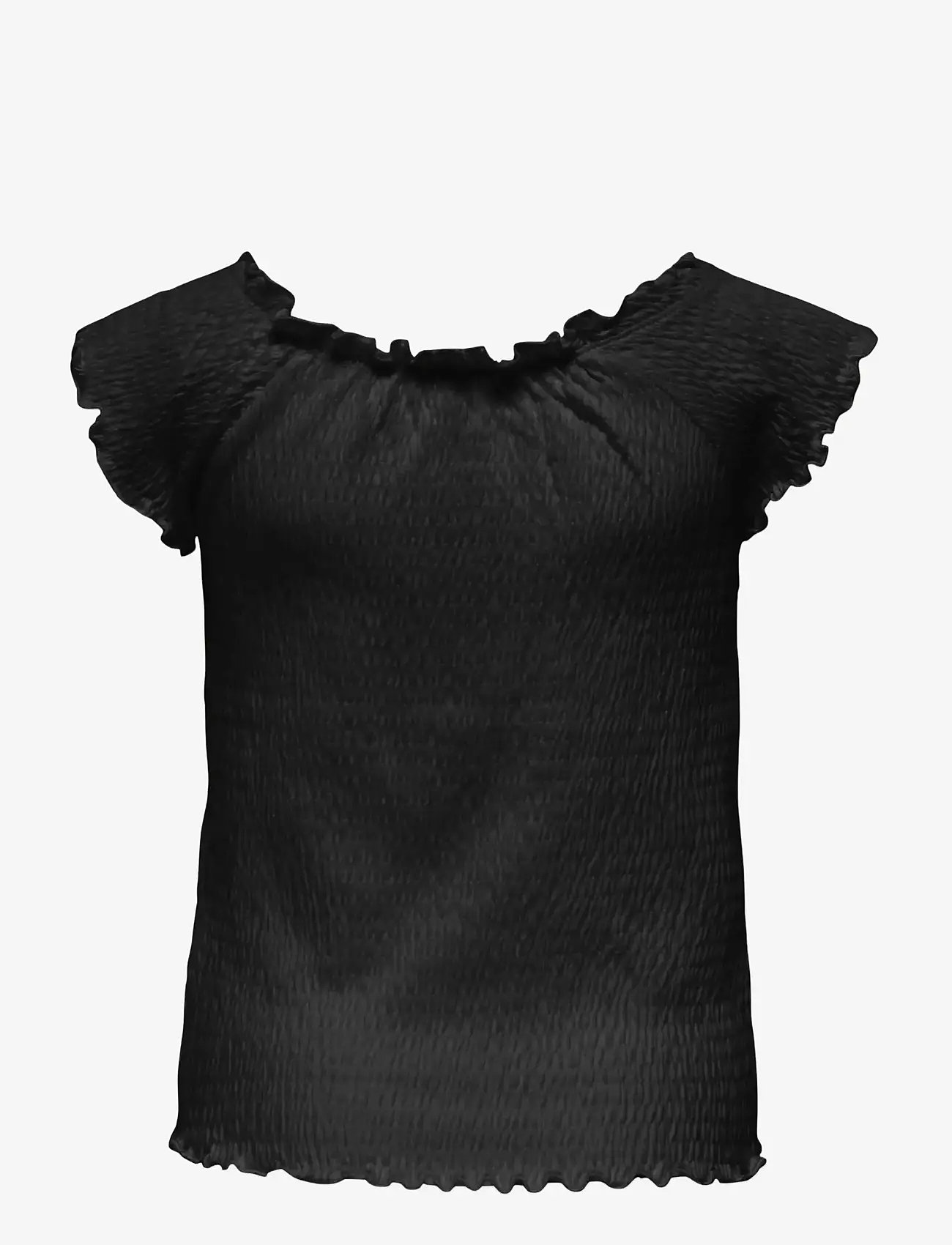 Kids Only - KOGJOJO LIFE SS TOP JRS - pluusid ja tuunikad - black - 2