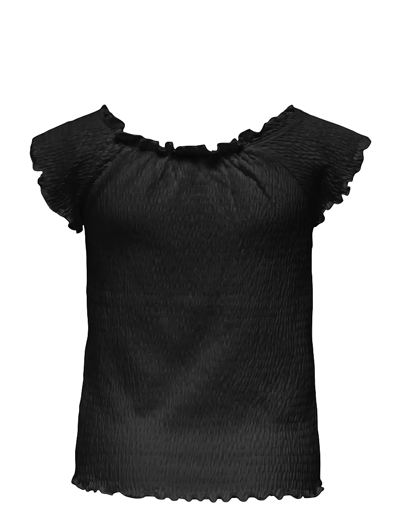 Kids Only - KOGJOJO LIFE SS TOP JRS - pluusid ja tuunikad - black - 2
