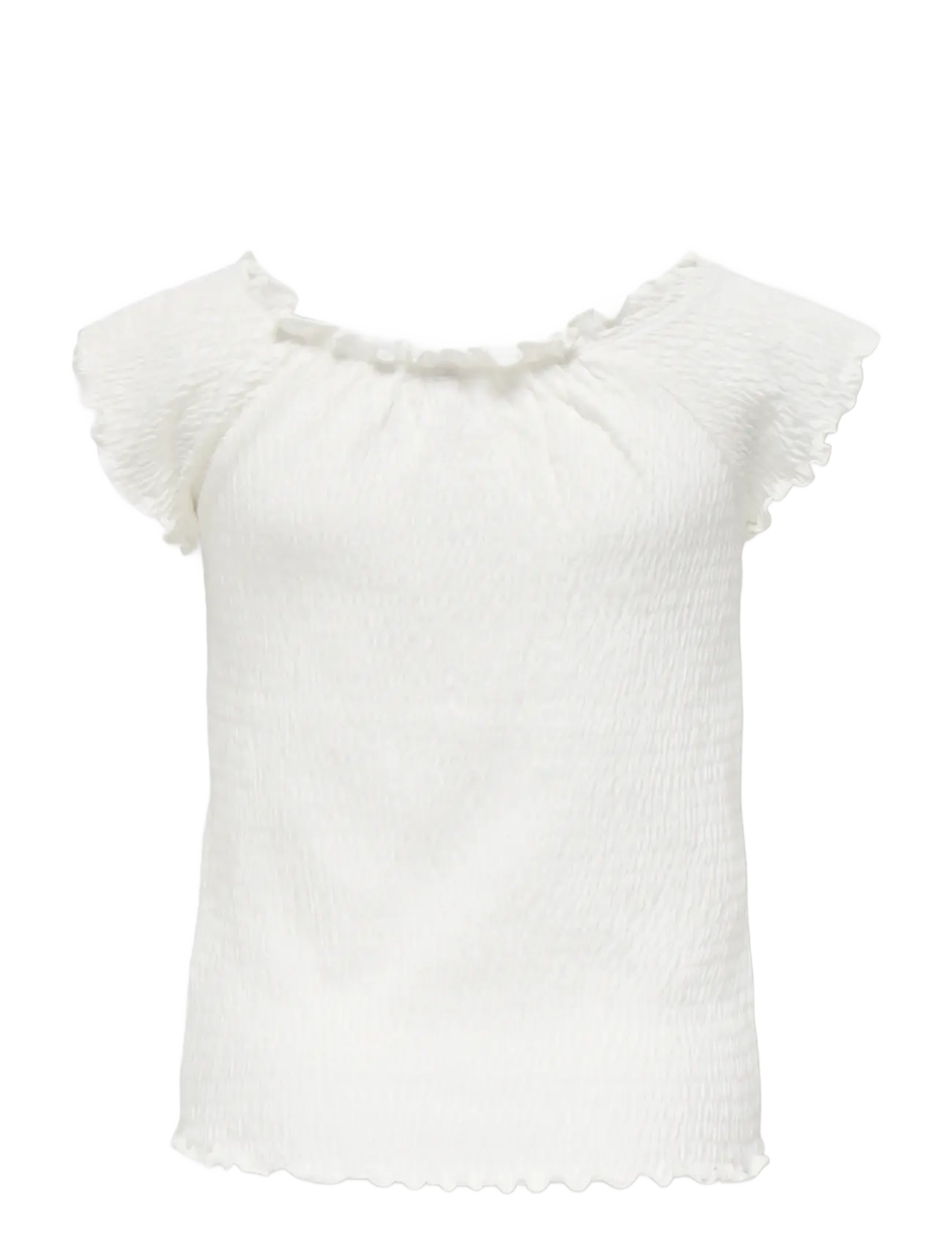 Kids Only - KOGJOJO LIFE SS TOP JRS - blusen & tuniken - cloud dancer - 2