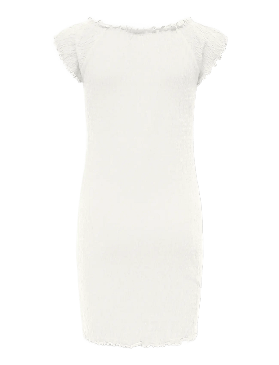 Kids Only - KOGJOJO LIFE SS DRESS JRS - ferming - cloud dancer - 1