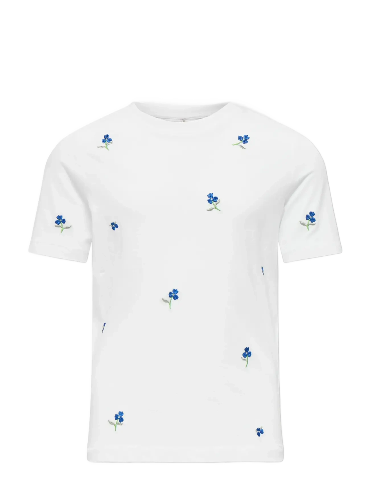 Kids Only - KOGKETTY LIFE S/S O-NECK TOP JRS NOOS - kurzärmelige - bright white - 0