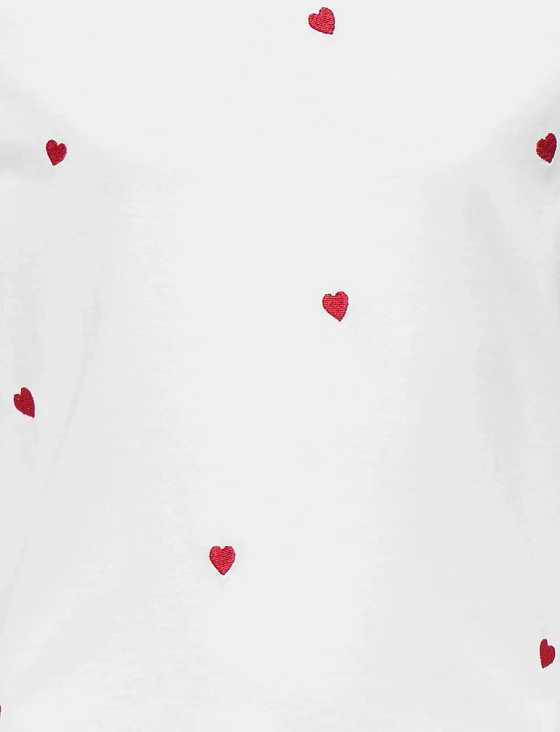 Kids Only - KOGKETTY LIFE S/S O-NECK TOP JRS NOOS - short-sleeved t-shirts - bright white - 2