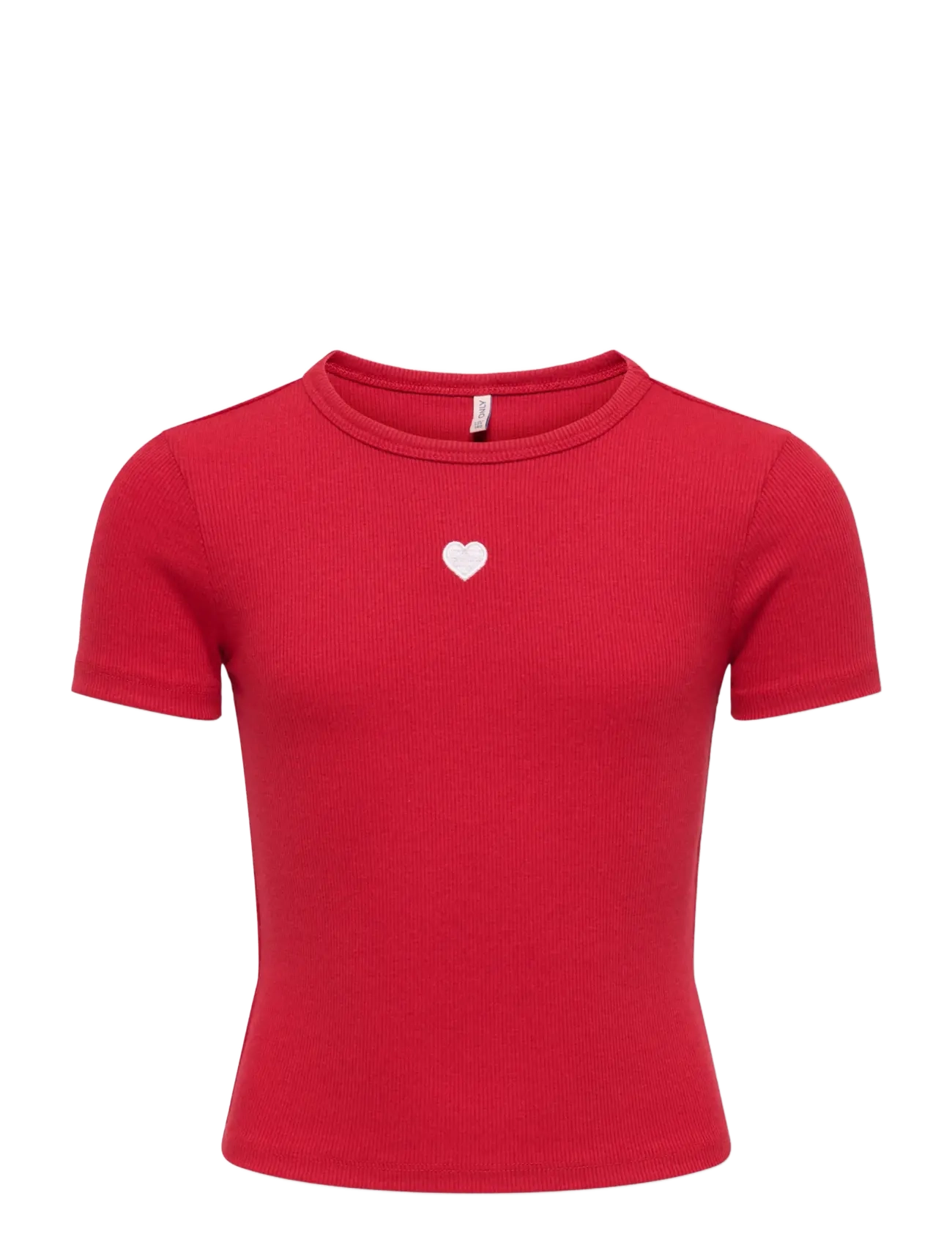 Kids Only KOGELVA JUNE EMB S/S TEE CS JRS - Kids Only - BARBADOS CHERRY / red