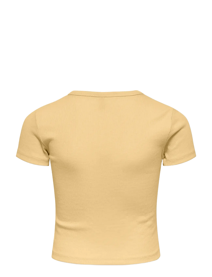 Kids Only - KOGELVA JUNE EMB S/S TEE CS JRS - kurzärmelige - sunlight - 1
