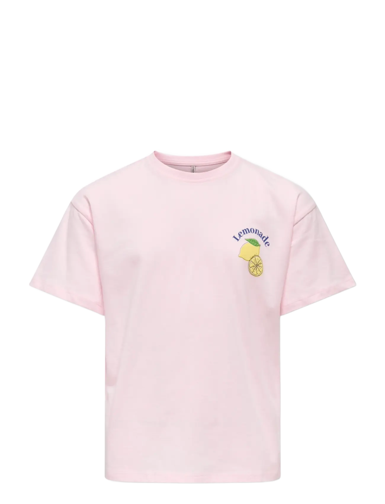 Kids Only KOGCANA LIFE SS RLX PRINTED TOP JRS - Toppe og t-shirts - BARELY PINK / pink/rose