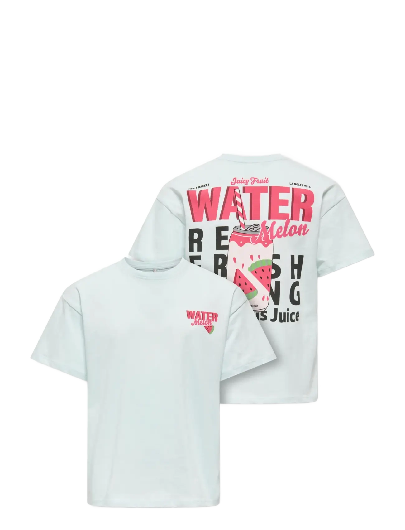 Kids Only - KOGCANA LIFE SS RLX PRINTED TOP JRS - kurzärmelige - wan blue - 2