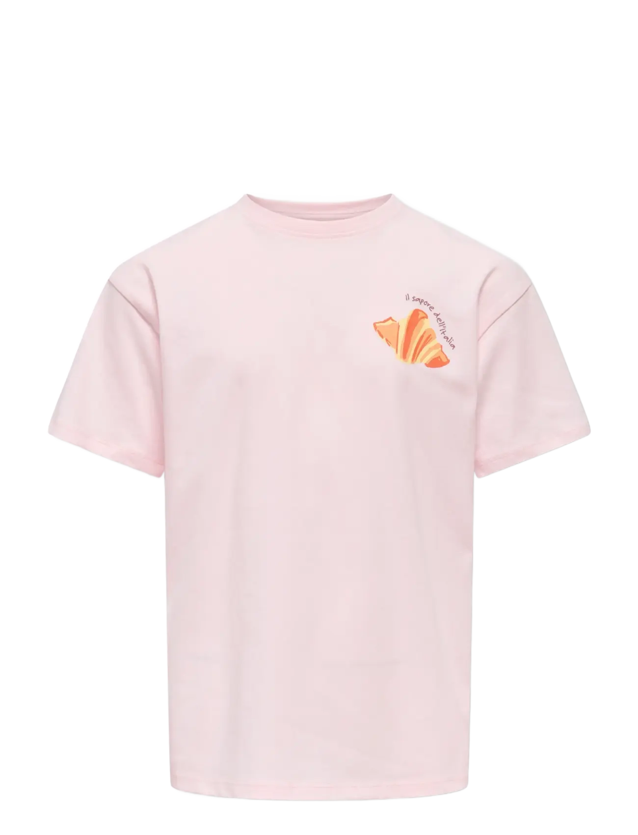 Kids Only KOGCARINA LIFE SS LOOSE PRINTED TOP JRS - Riided - BARELY PINK / pink/rose