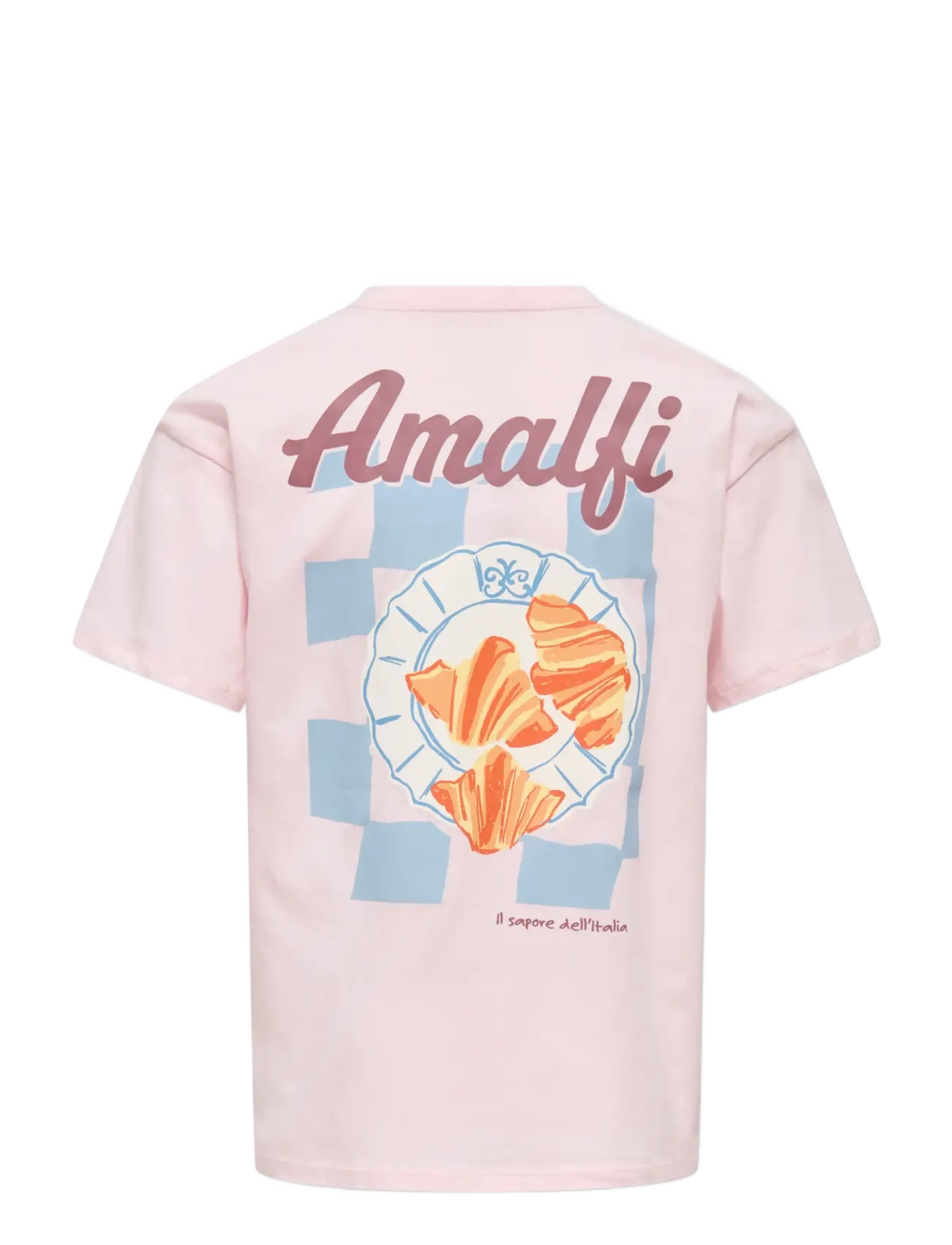 Kids Only - KOGCARINA LIFE SS LOOSE PRINTED TOP JRS - barely pink - 2
