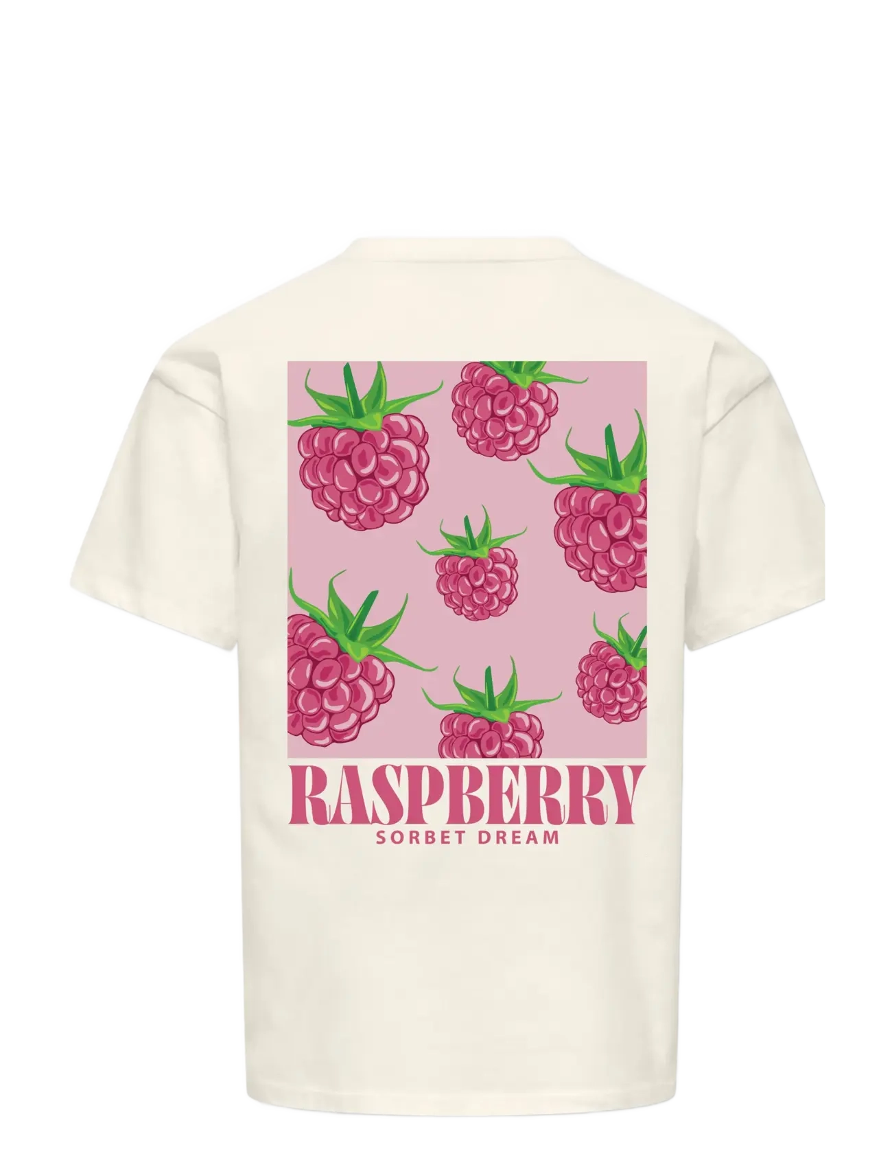 Kids Only - KOGCARINA LIFE SS LOOSE PRINTED TOP JRS - cloud dancer - 2