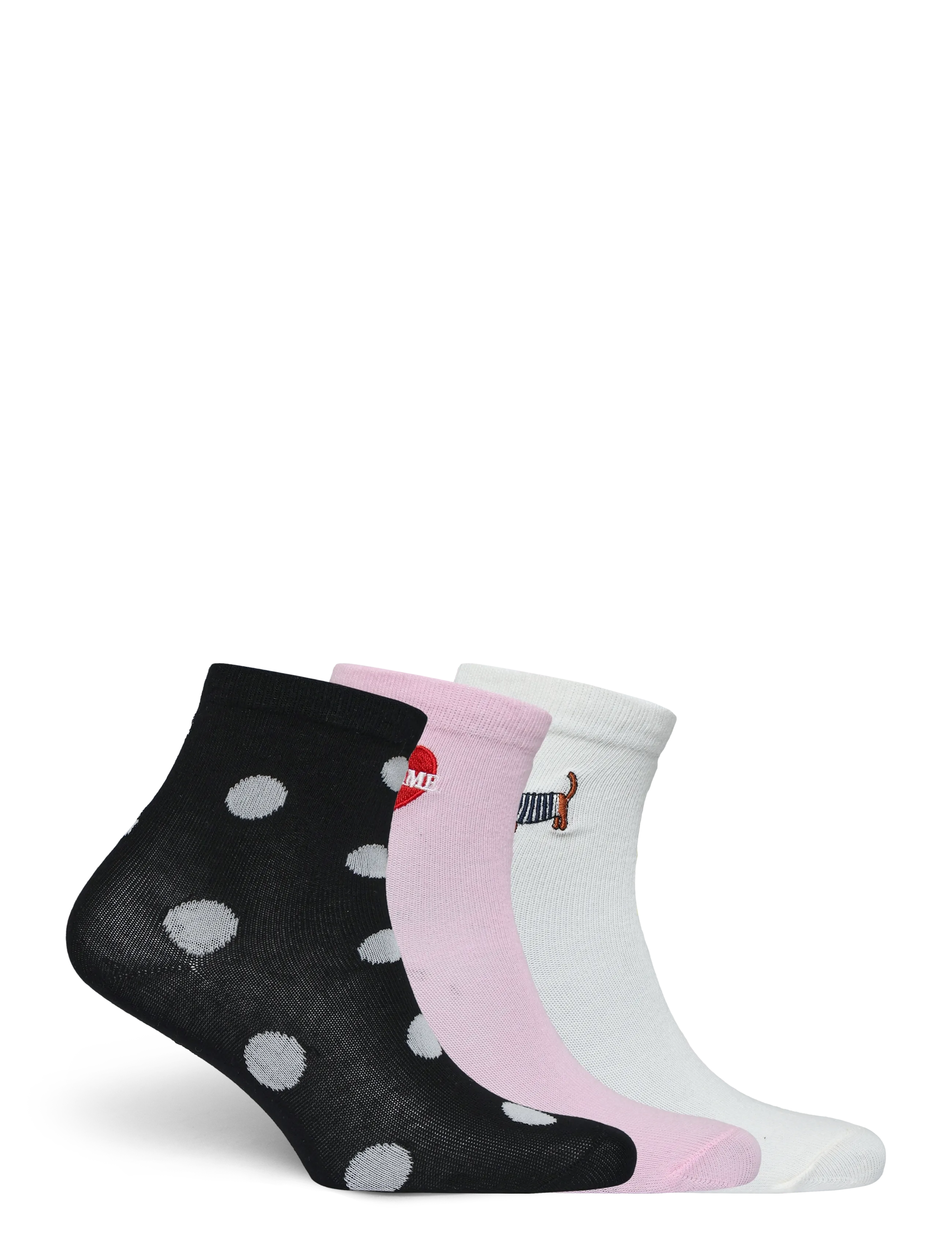 Kids Only - KOGINE EMB. 3-PACK SOCKS CS ACC - strømper - cloud dancer - 1