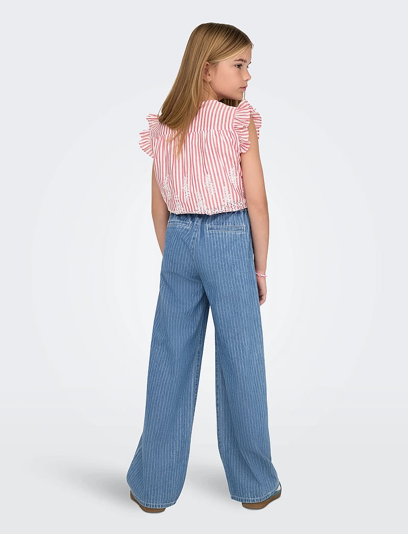 Kids Only - KOGYASMIN WIDE PANTS DNM GUA - vida jeans - medium blue denim - 3