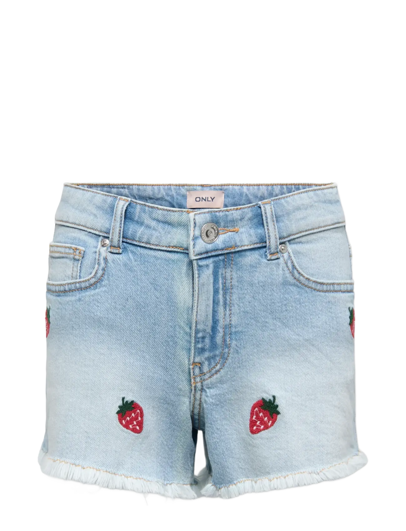 Kids Only Kogrobyn Ex Vintage Berry Dnm Shorts, 158, Unterteile, Blau - Kinder