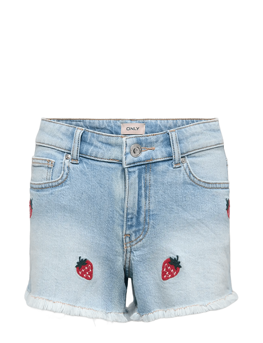 Kids Only - KOGROBYN EX VINTAGE BERRY DNM SHORTS - denimshorts - light blue denim - 0