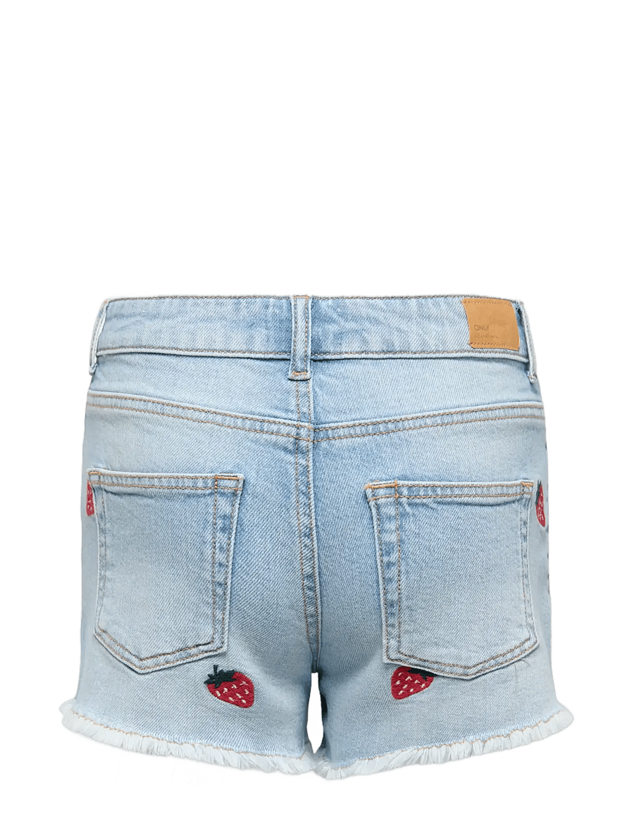 Kids Only - KOGROBYN EX VINTAGE BERRY DNM SHORTS - denimshorts - light blue denim - 1