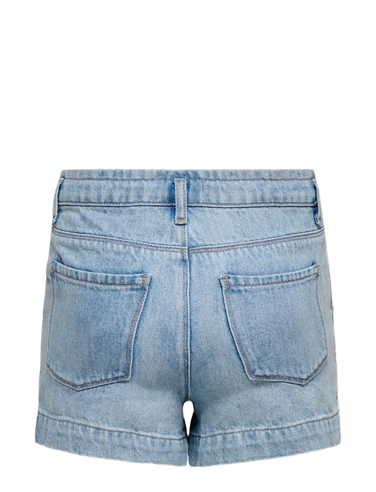 Kids Only - KOGCOMET WIDE RHINESTONE SHORTS DNM NOOS - denimshorts - light blue denim - 2
