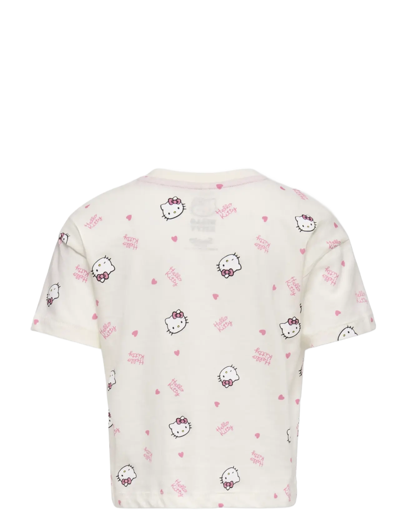 Kids Only - KMGKITTY LIFE SS LOOSE PRINTED TEE JRS - t-shirts à manches courtes - tofu - 1
