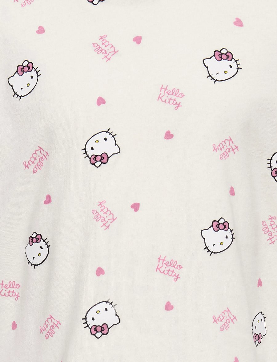 Kids Only - KMGKITTY LIFE SS LOOSE PRINTED TEE JRS - t-shirts à manches courtes - tofu - 2