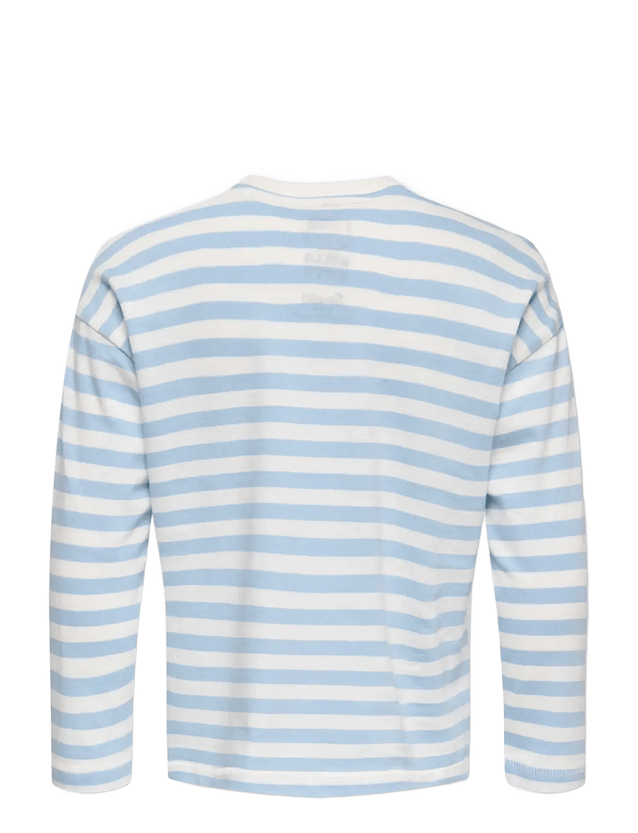 Kids Only - KMGHELLO LIFE LS LOOSE PRINTED TEE JRS - langærmede t-shirts - tofu - 1