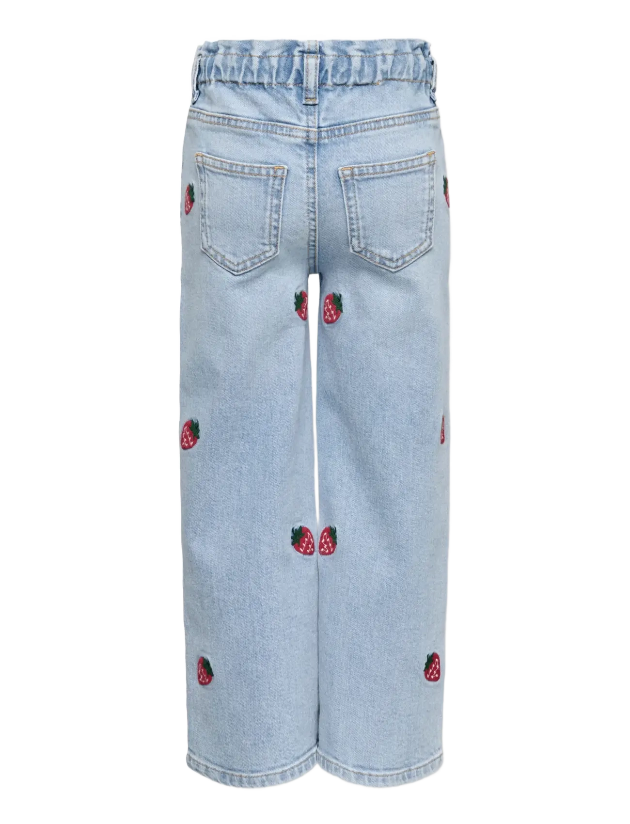 Kids Only - KMGLUNA BERRY PAPERBAG WIDE DNM - wide leg jeans - light blue denim - 1