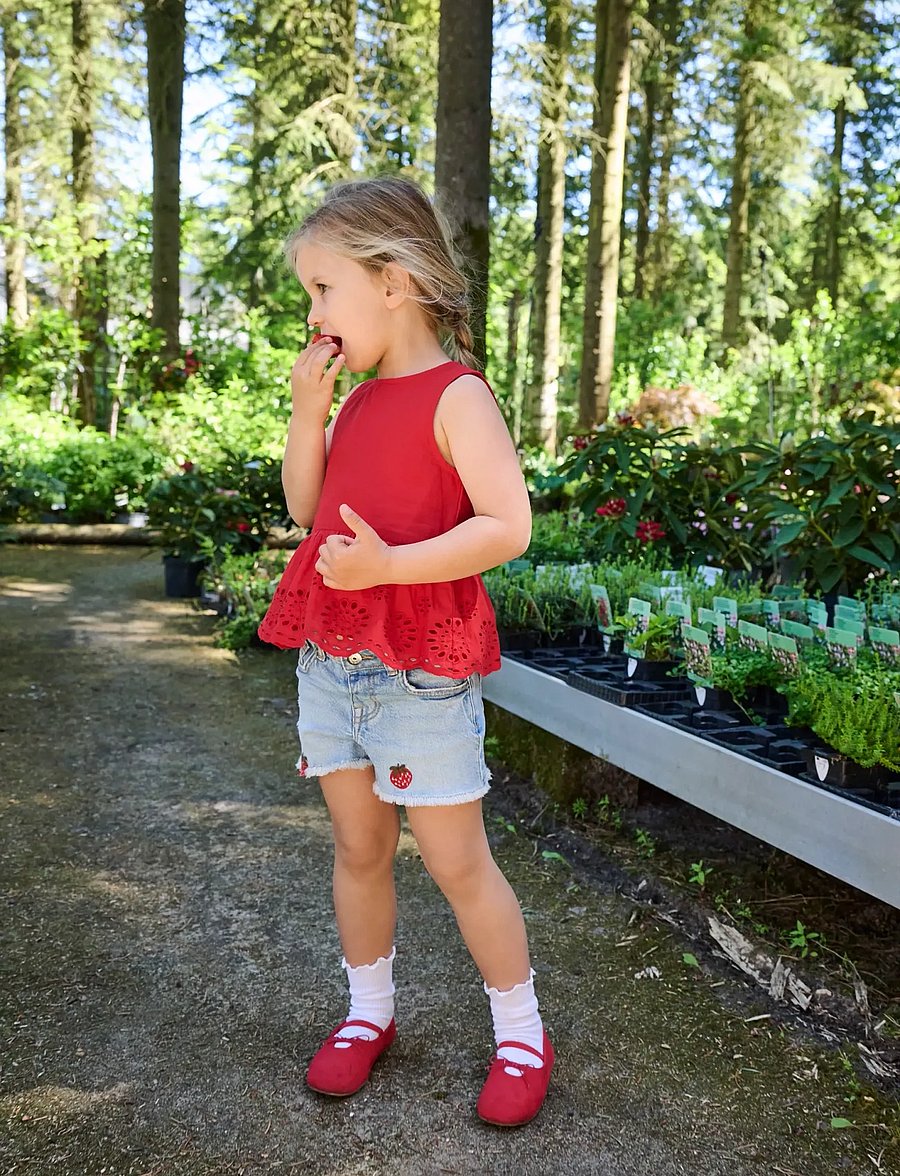 Kids Only - KMGROBYN EX VINT BERRY DNM SHORTS NOOS - short en jeans - light blue denim - 0