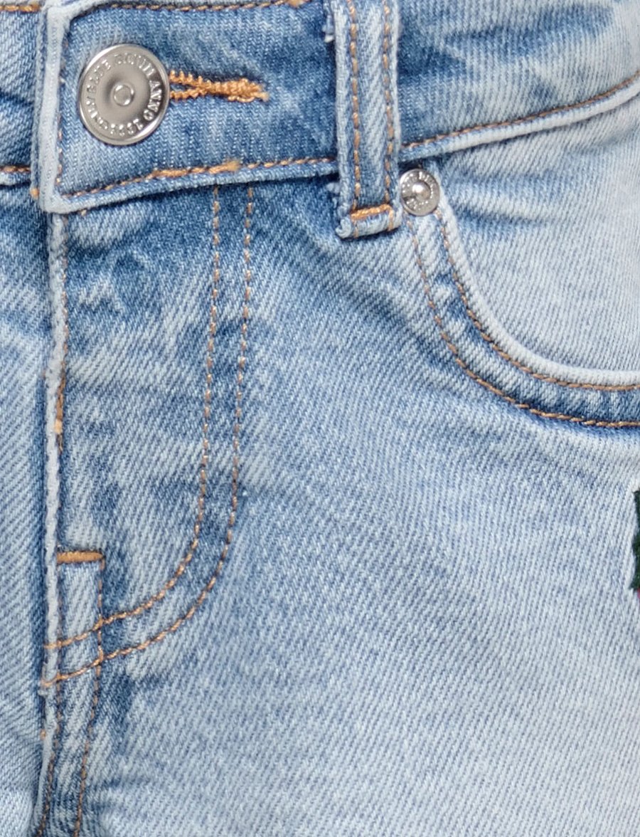 Kids Only - KMGROBYN EX VINT BERRY DNM SHORTS NOOS - short en jeans - light blue denim - 4